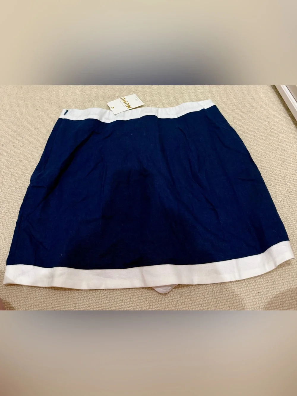 White and Navy Matching Set